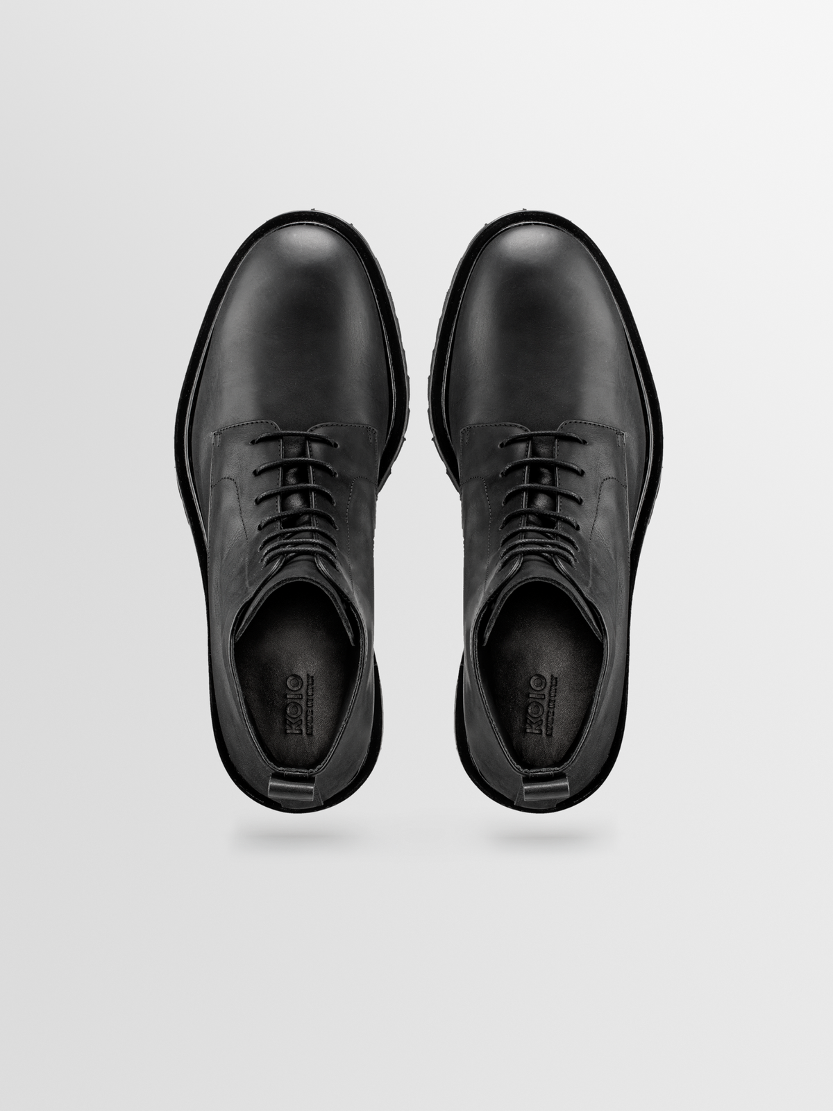 Bergamo Leather Boot in Nero