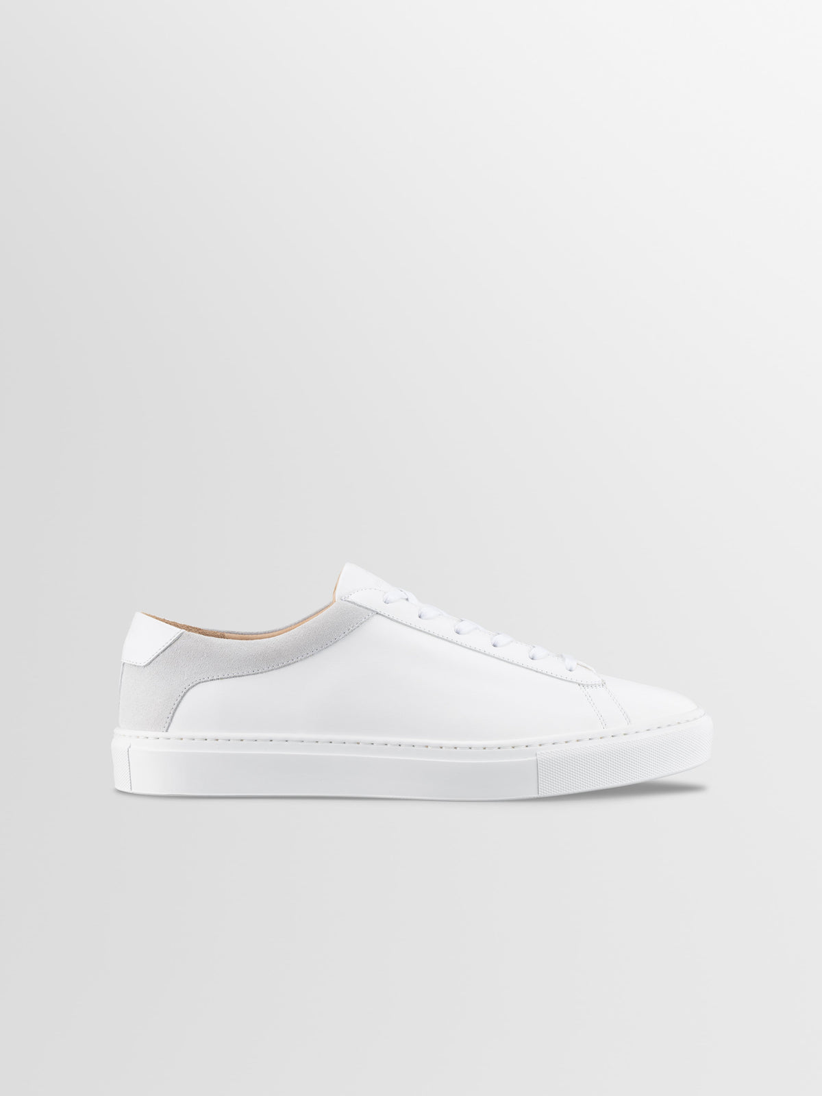 Capri Leather & Suede Sneaker in Avorio