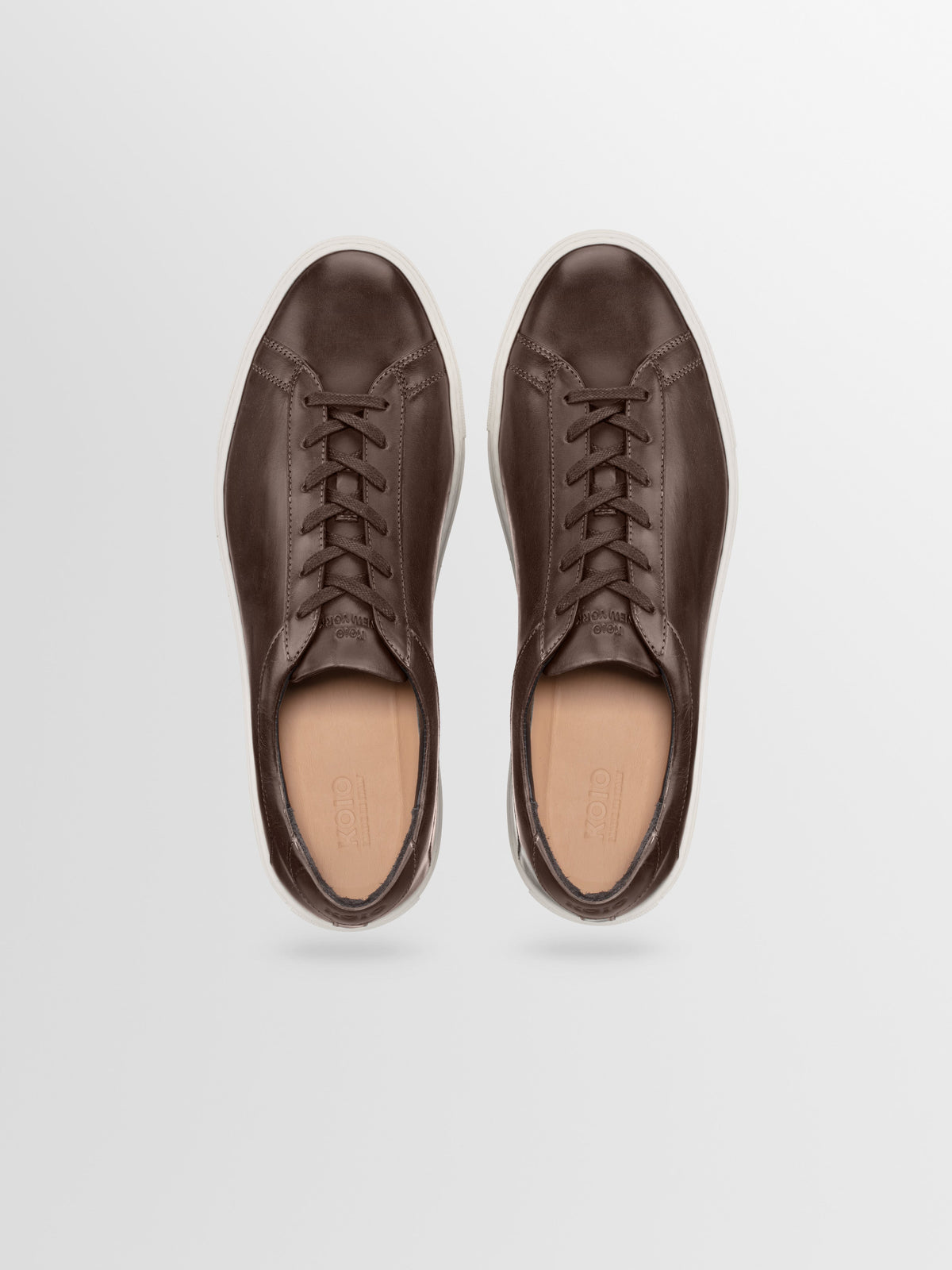 Capri Leather Sneaker in Cocoa