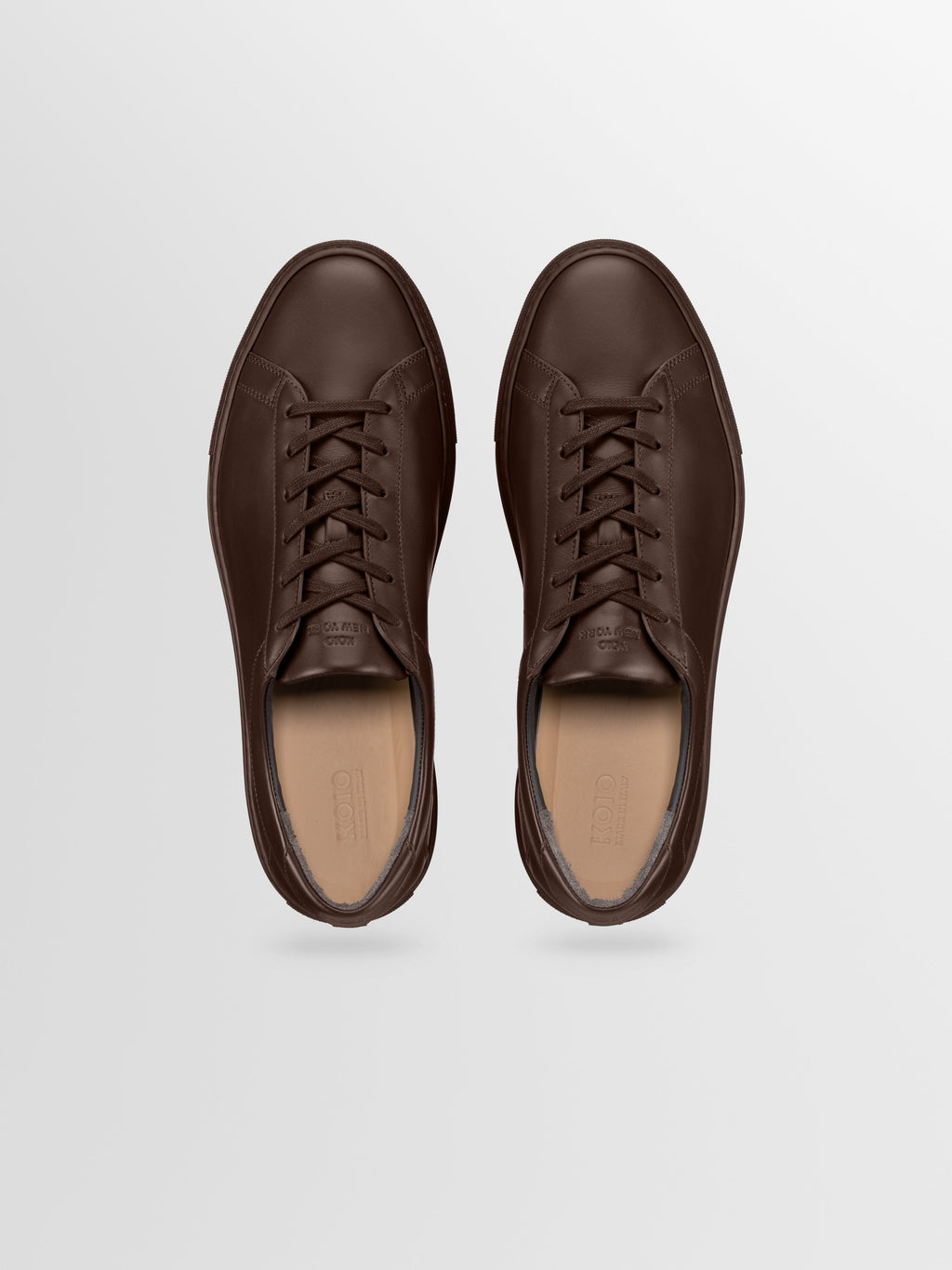 Capri Leather Sneaker in Mocha