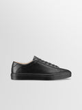 Capri Leather Sneaker in Nero Wide Fit