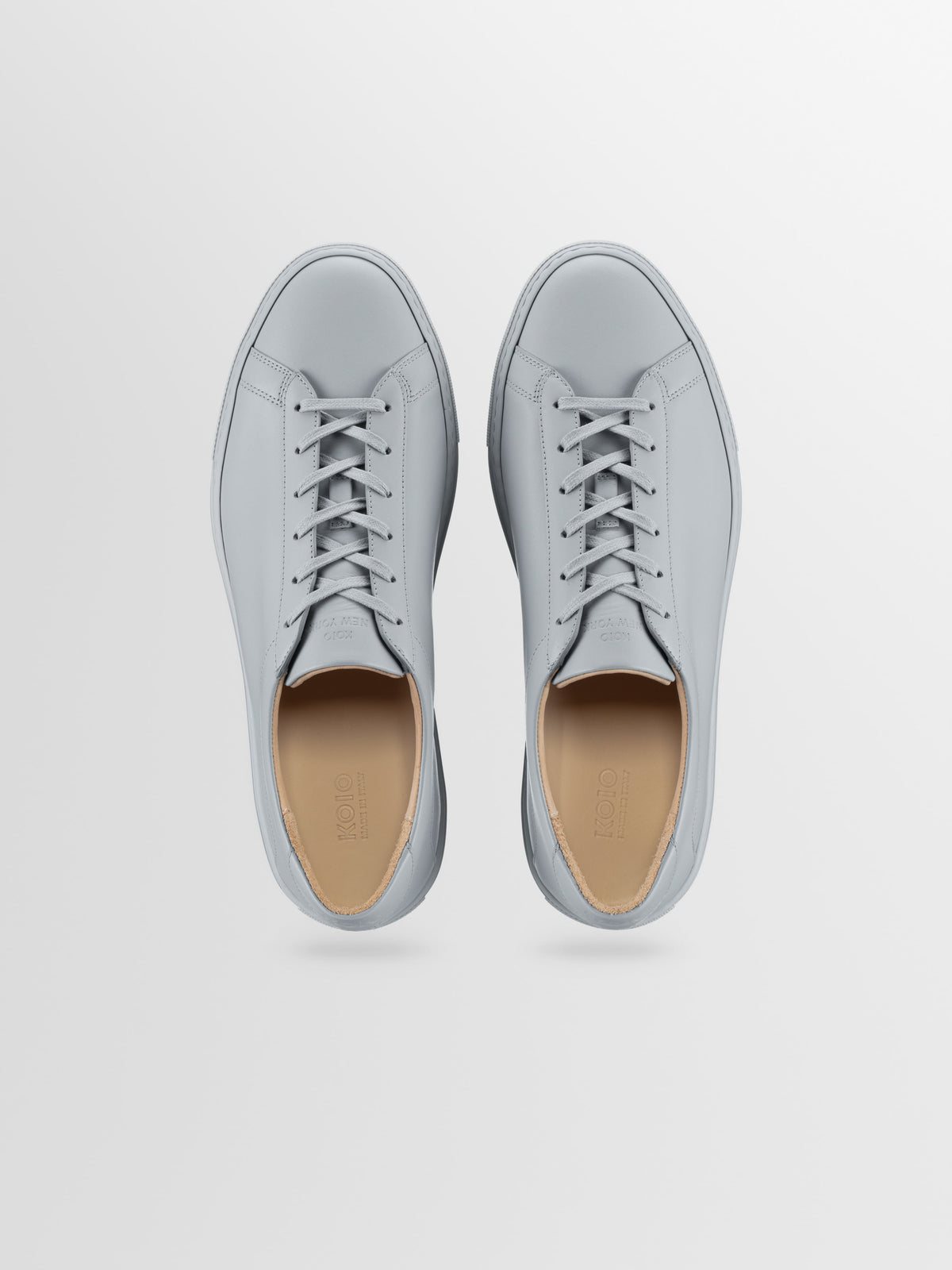 Capri Leather Sneaker in Pebble