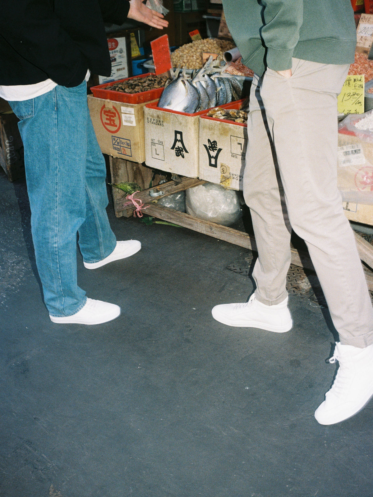Primo Leather Sneaker in Triple White