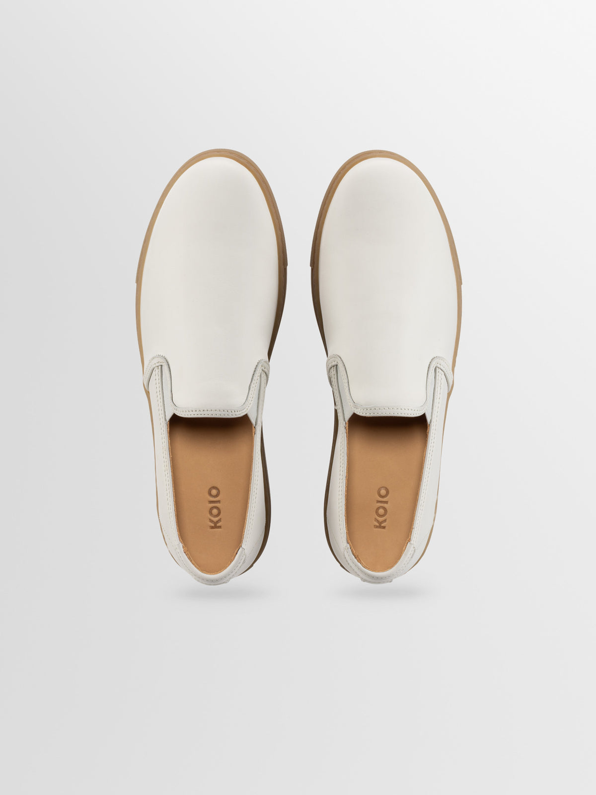 Taranto Leather Sneaker in Bone